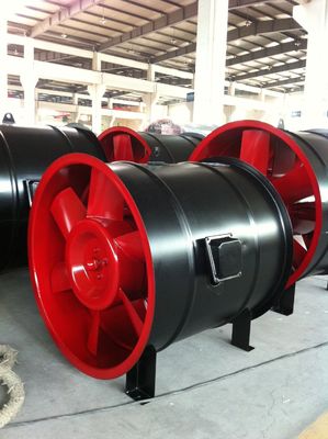 Ventilador de flujo axial de escape de humo HTF a prueba de fuego con propiedades resistentes a altas temperaturas